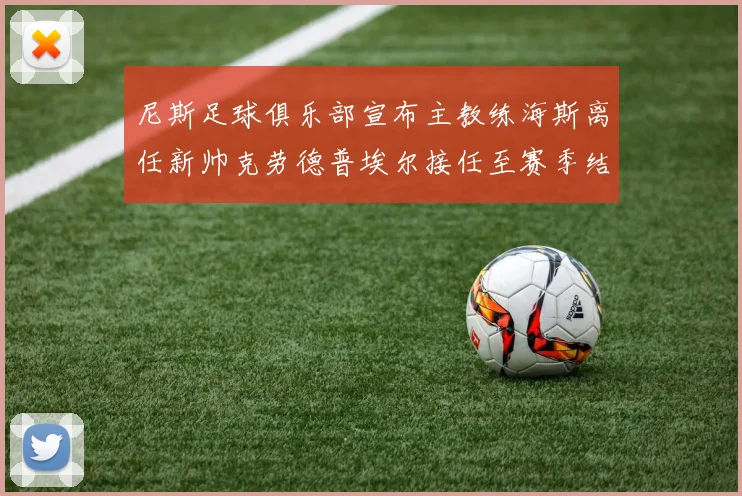 尼斯足球俱乐部宣布主教练海斯离任新帅克劳德普埃尔接任至赛季结束